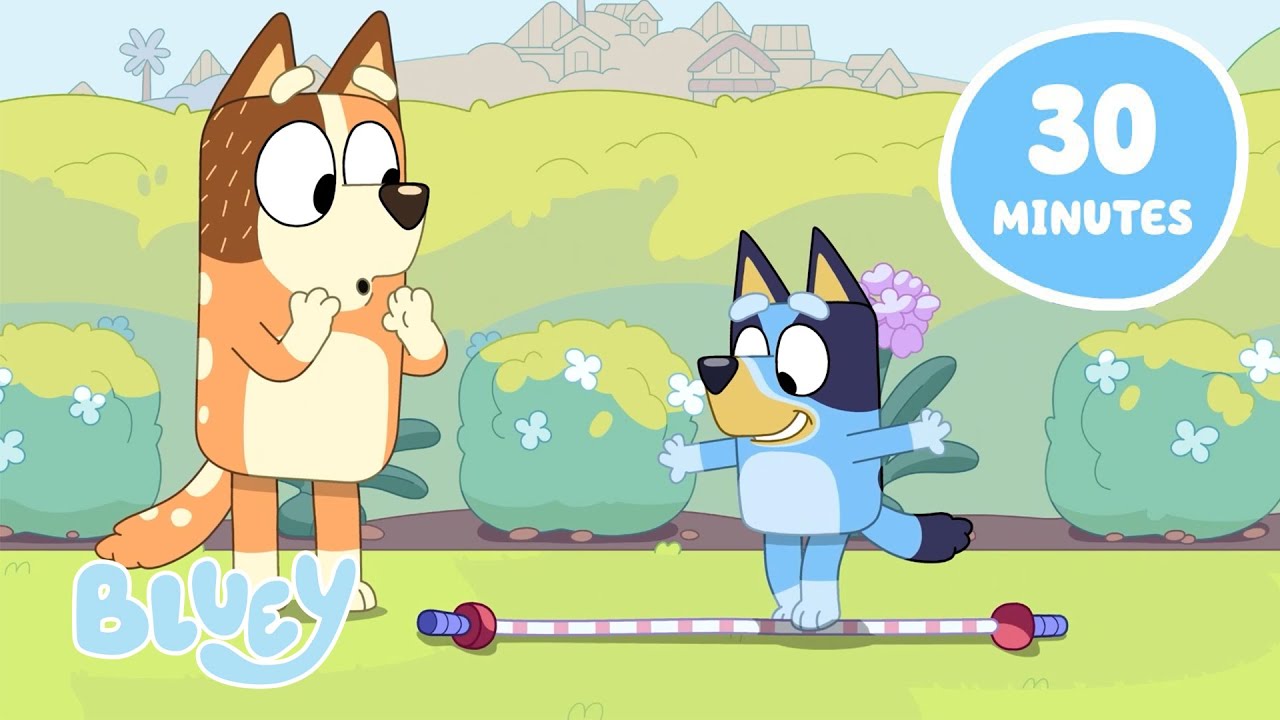 Outdoor Best Bits with Bluey and Friends 🌳🏉 | Bluey
