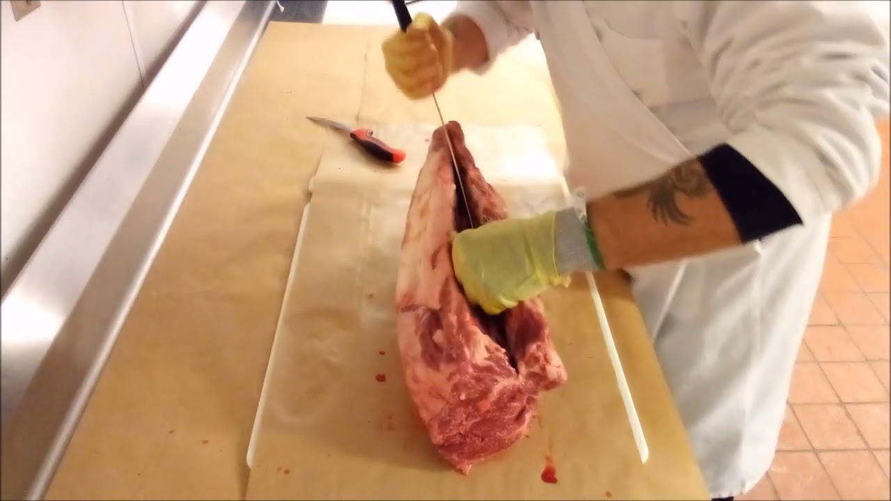 How to cut and tie a whole bone in Rib Roast