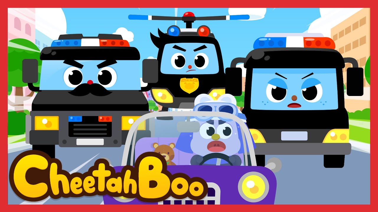 Stay right there! We are the CRT! | Car songs | Nursery rhymes | Kids song | #Cheetahbool