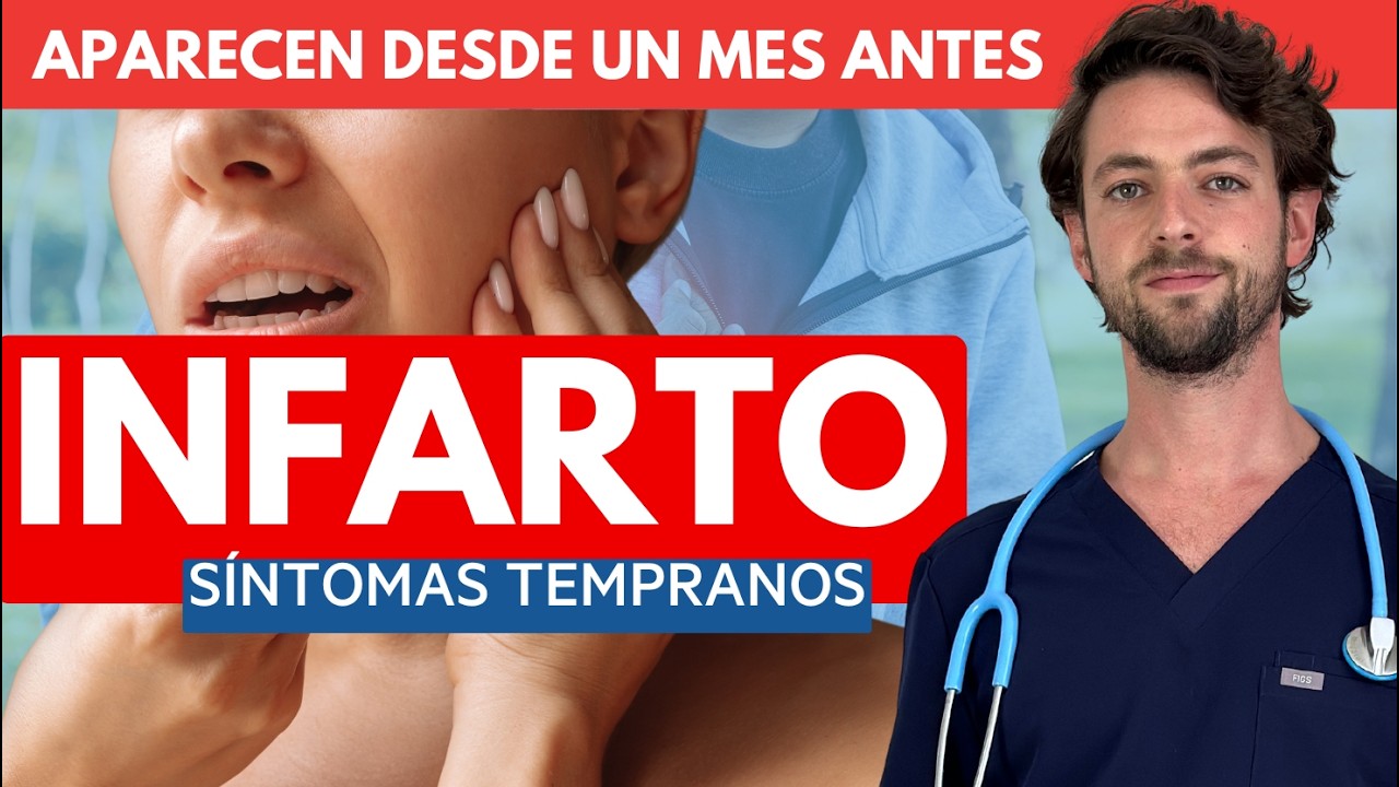 ⚡💔 Síntomas TEMPRANOS de Infarto ☝🏻🗓️ (desde UN MES antes)