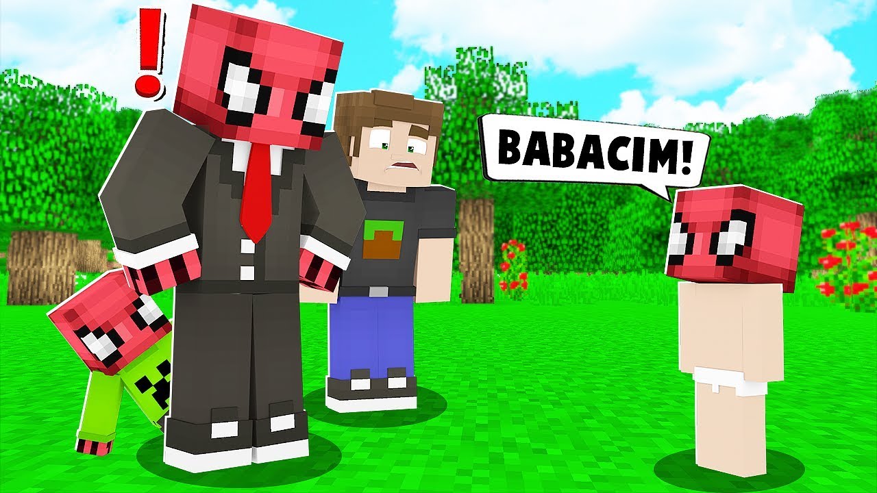 ÇOCUĞUMUZ KONUŞMAYA BAŞLADI! 😱 - Minecraft