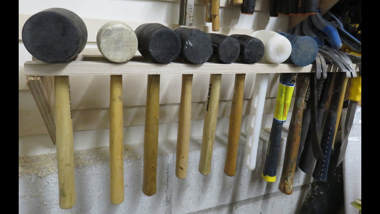 French Cleat Hammer Rack