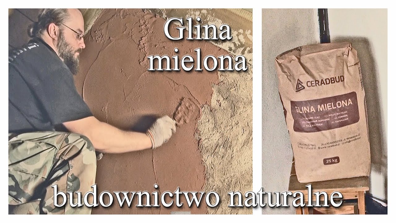 Glina mielona dla budownictwa naturalnego