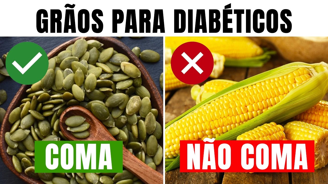 OS 5 MELHORES GRÃOS PARA DIABÉTICOS - Aula #19 | Dr. Turí Souza