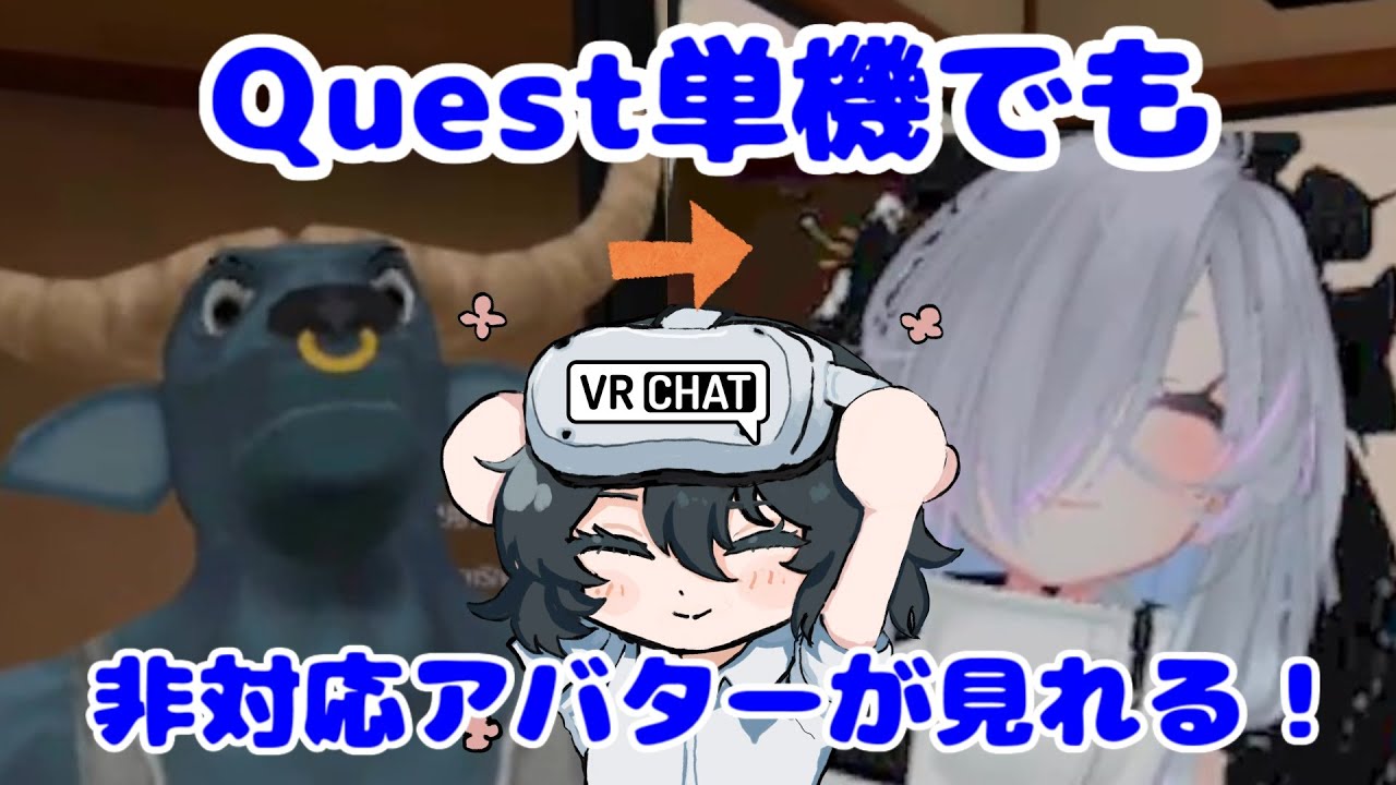 【#VRChat 40】Questユーザーの人でもカメラを通して見れないアバターが見えちゃうワールドがあるって知ってるぅ？【#VRChat_world紹介】