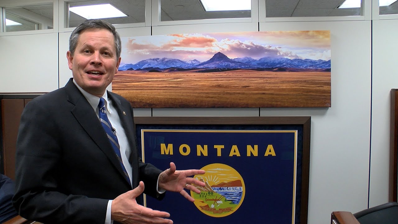 Office Space: Steve Daines’ Montana Hunting Lodge