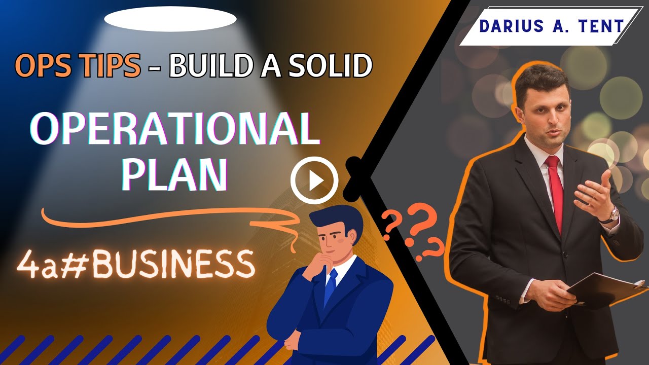 What is an OPERATIONAL PLAN ? Operational Planning for OPERATIONS MANAGERS🥷🏻