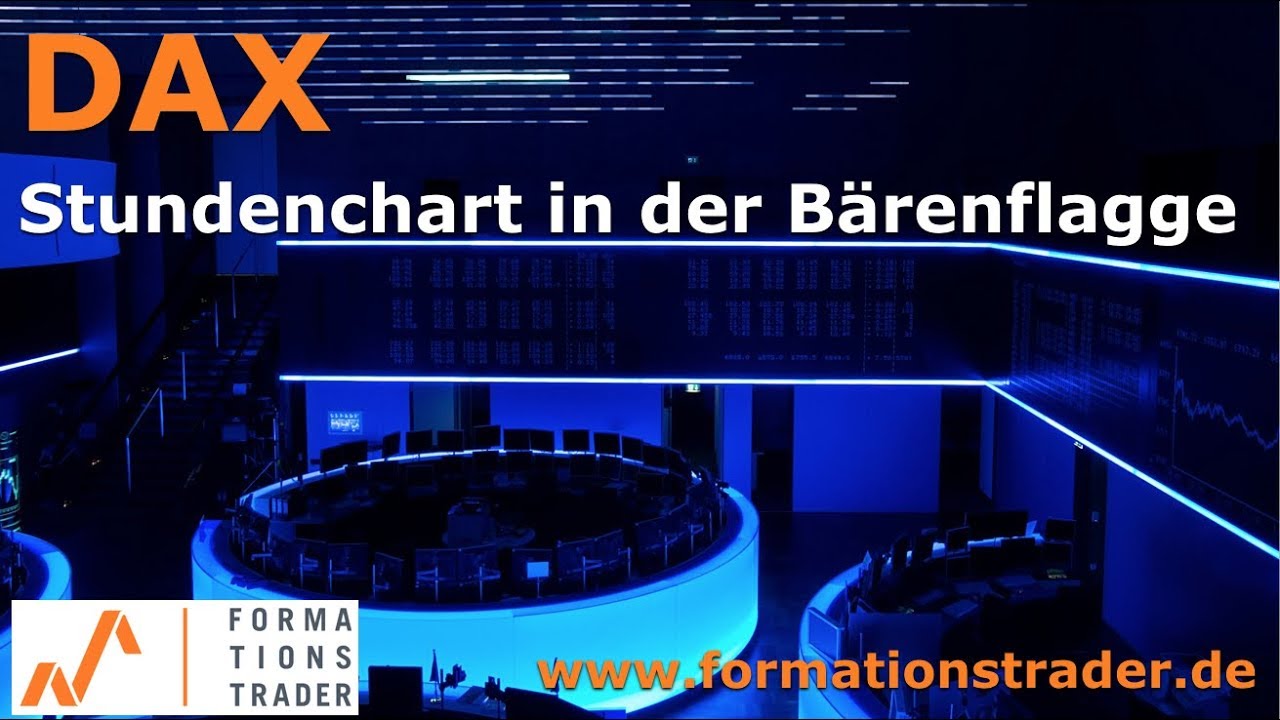 Dax: Stundenchart weiter mit B&auml;renflagge