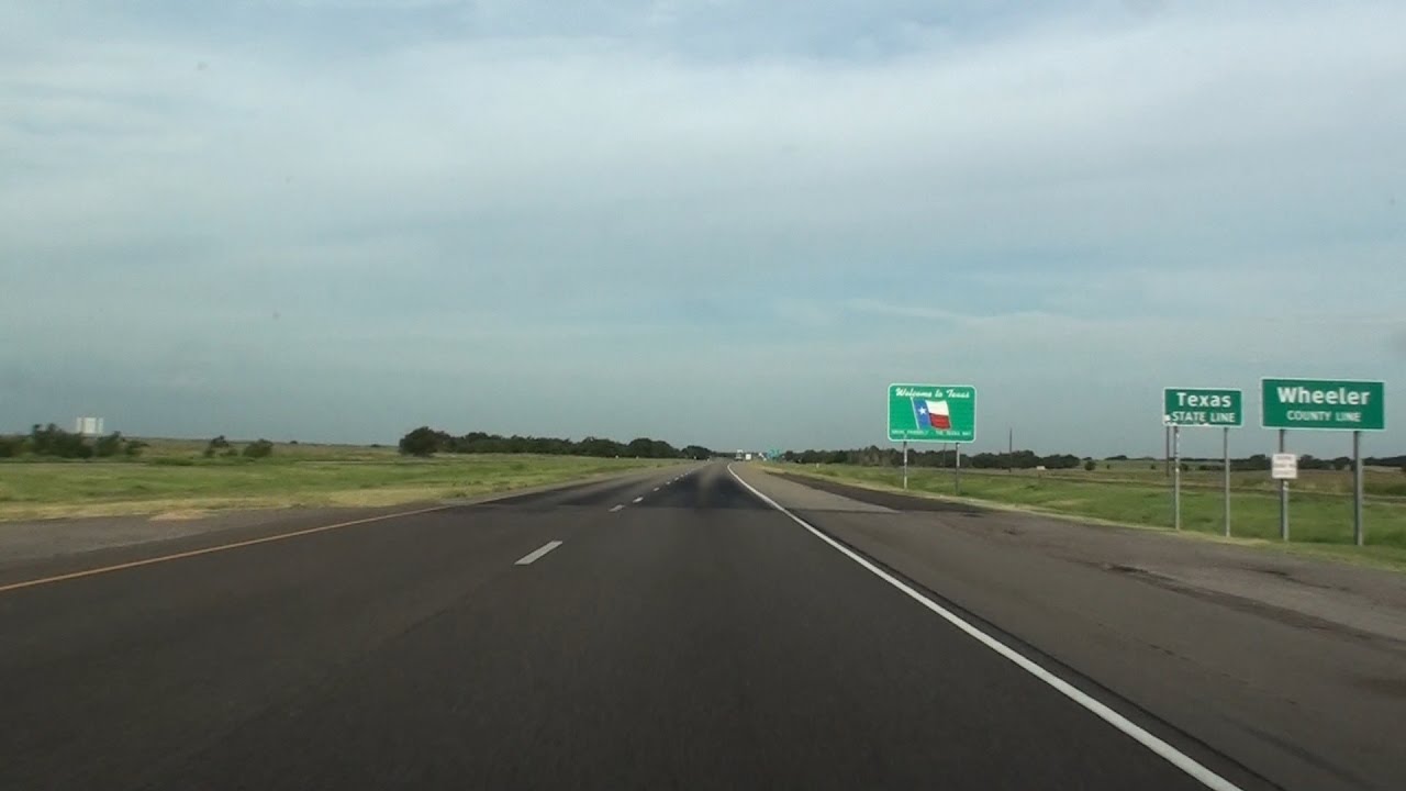 WELCOME TO TEXAS (I-40) & AMARILLO, TX, USA