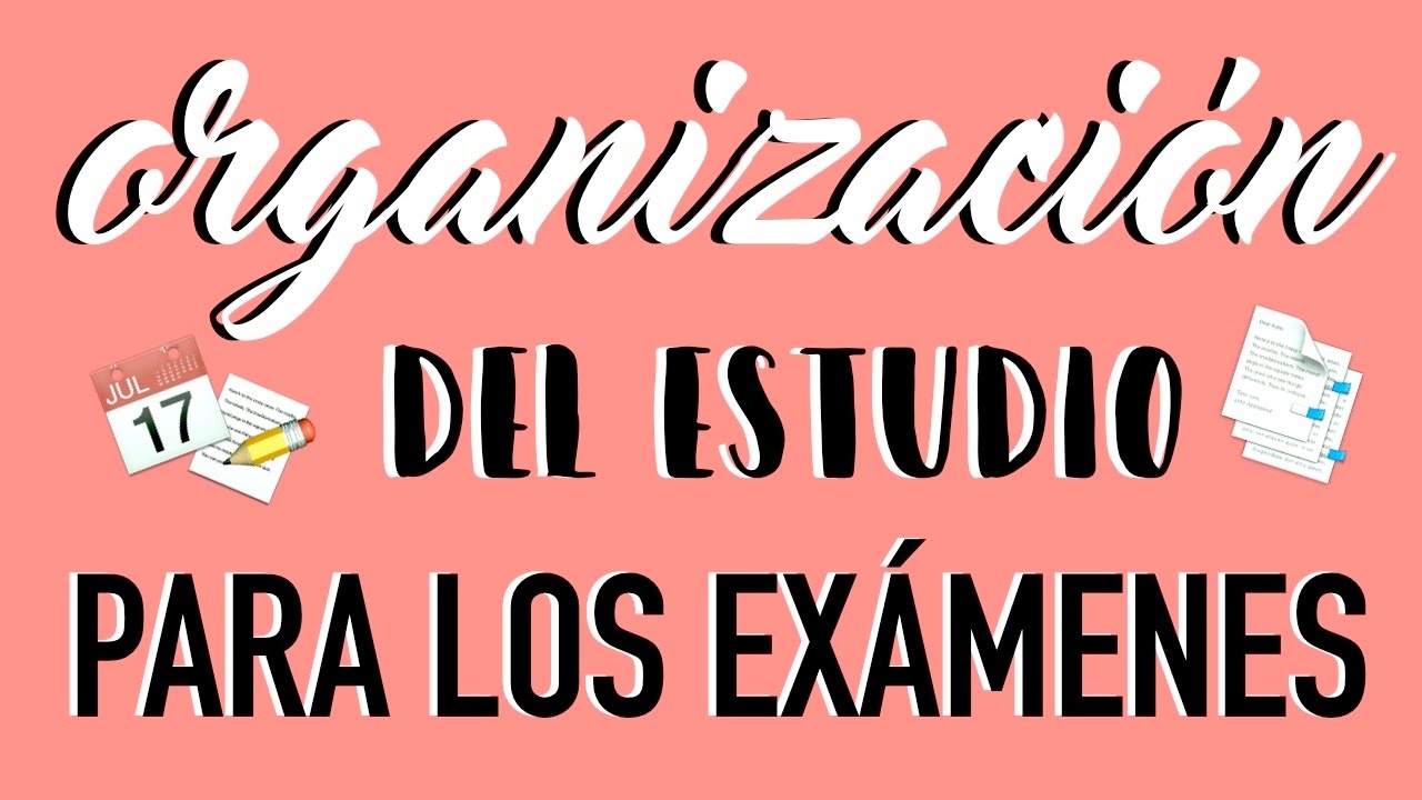 ¿Cómo me organizo el estudio para EXÁMENES? | Christine Hug