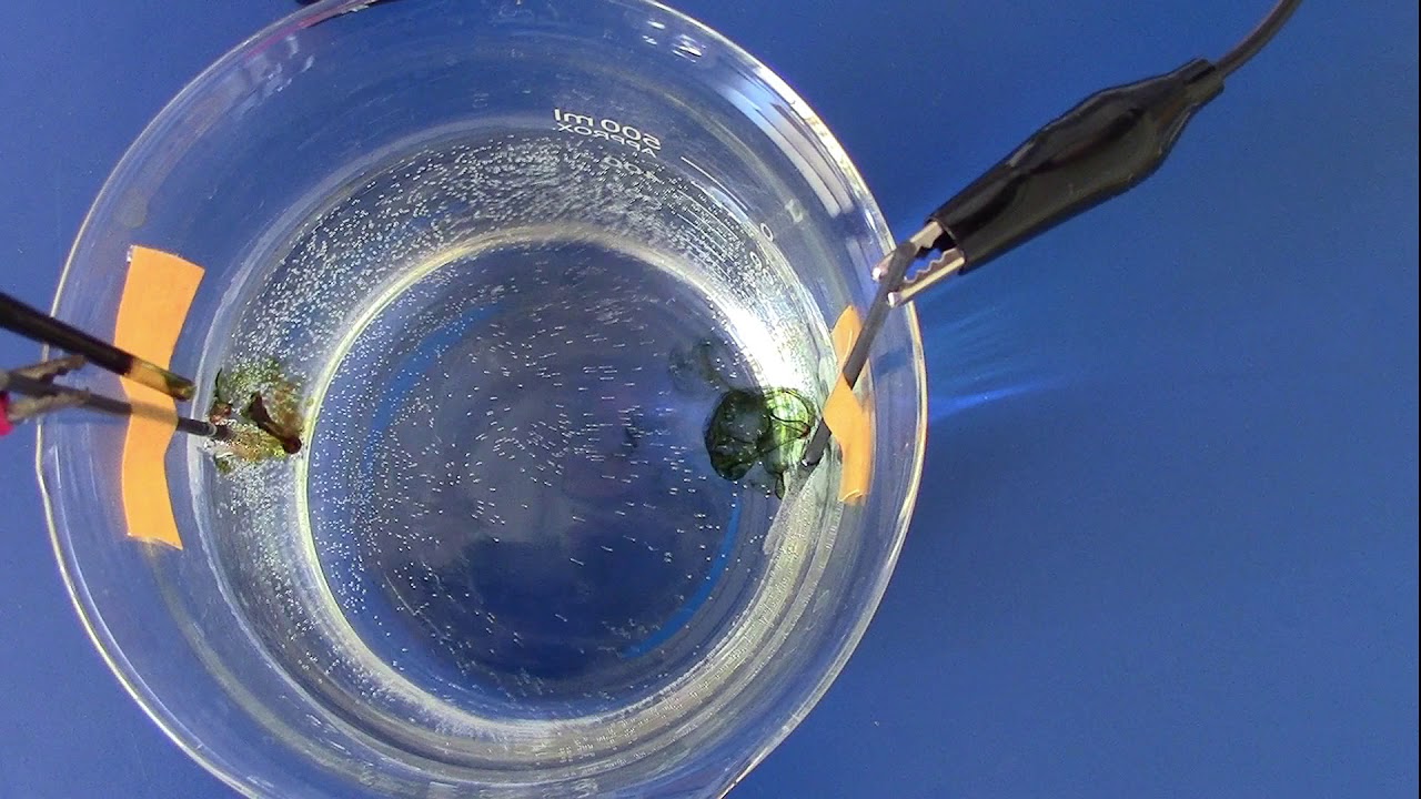 Elettrolisi dell'acqua