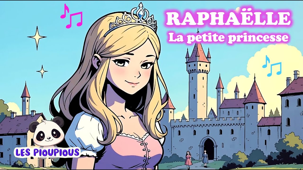 Raphaëlle la petite princesse 👑 | Comptine prénom Raphaëlle | Conte musical enfant | Les Pioupious