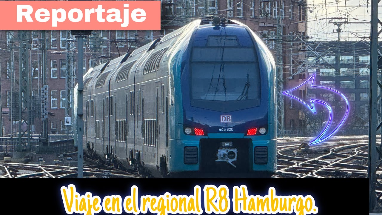 Viajando en el regional R8 desde Hamburgo Hbf hasta Travemünde Strand. Operado por : NAH.SH