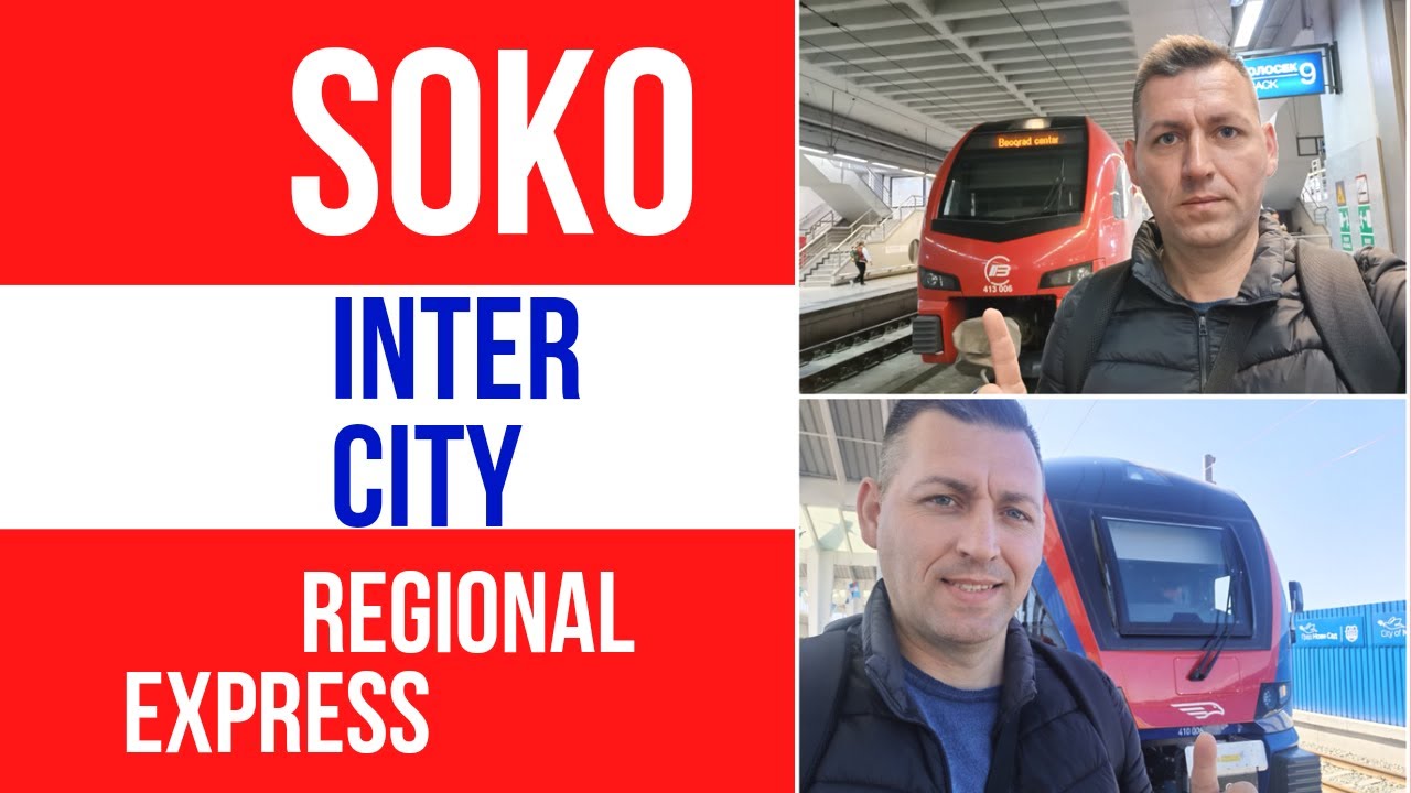 Putovanje Beograd-Novi Sad (4K)- Soko, Inter City voz i Regio Express voz. Gde, kako, koliko