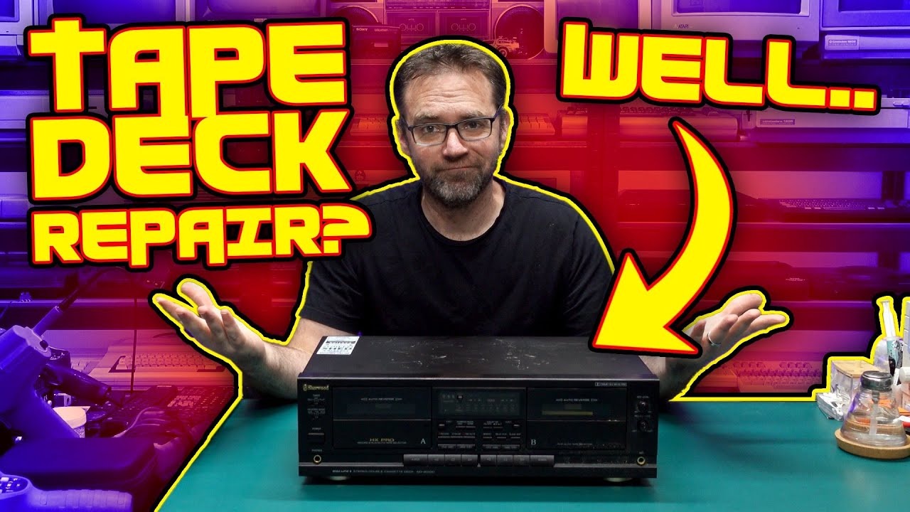 Cassette deck repair (almost) - early 90's Sherwood DD-3010C
