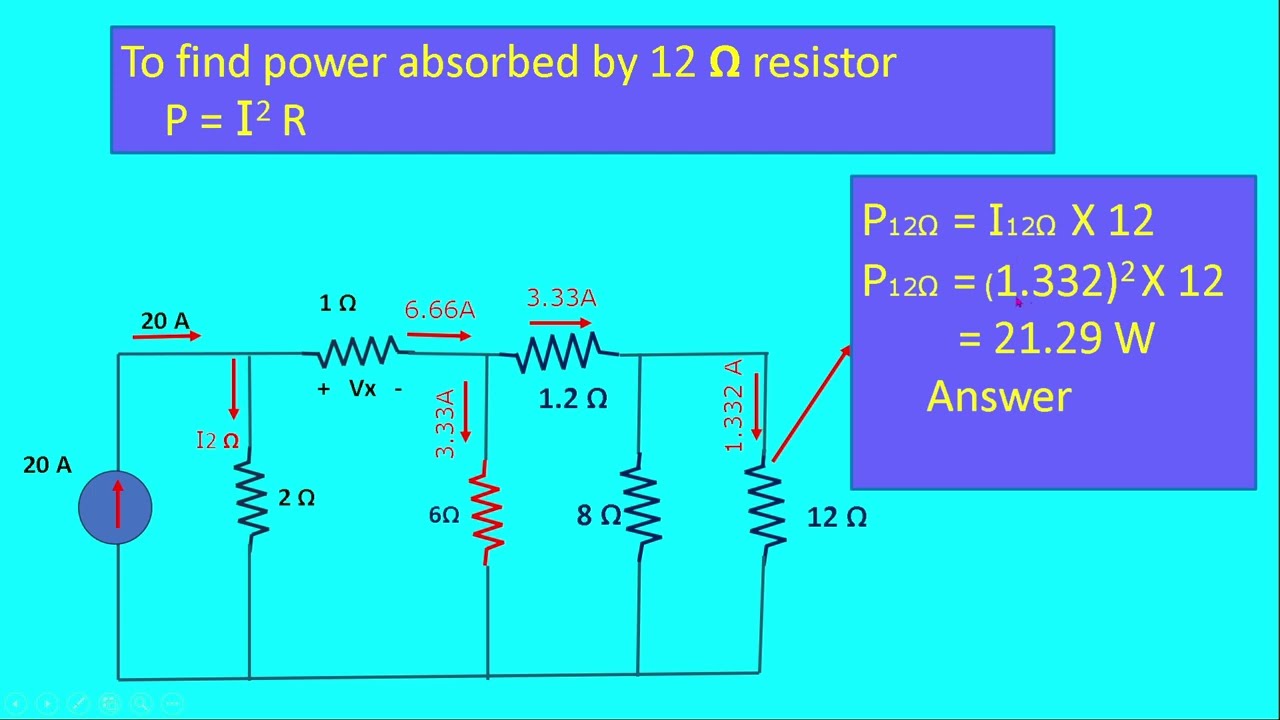  Problem #2.23 - Find Vx and power absorbed _ how to find the Power?