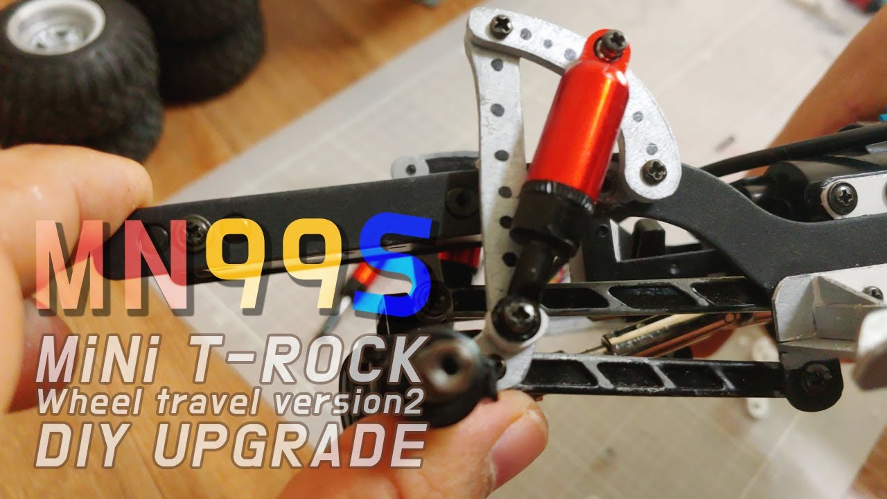 Rc cars / MN99S wheel travel upgrade ver.2 /mn99s 미니티락 휠트래블 버전2 업그레이드 하기