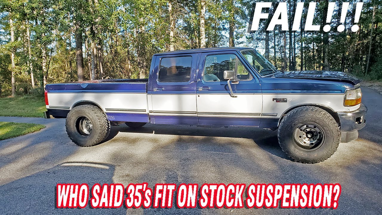 Установка 35-х на штатную подвеску Ford OBS 2WD?
