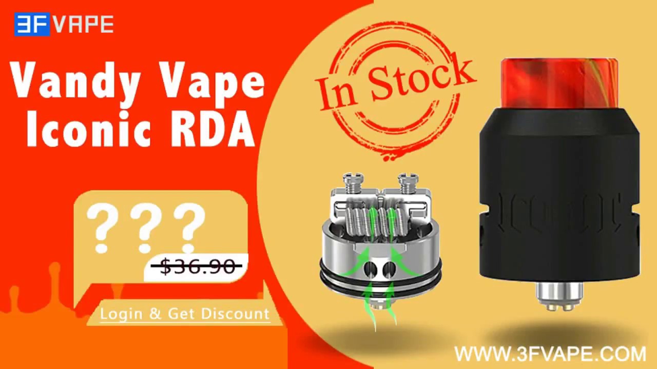 Vandy Vape Iconic RDA preview & Giveaway - a cloud machine with excellent flavor!