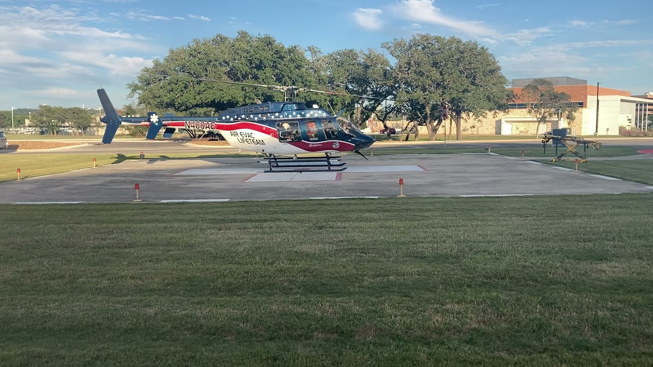 Bell 407 take off