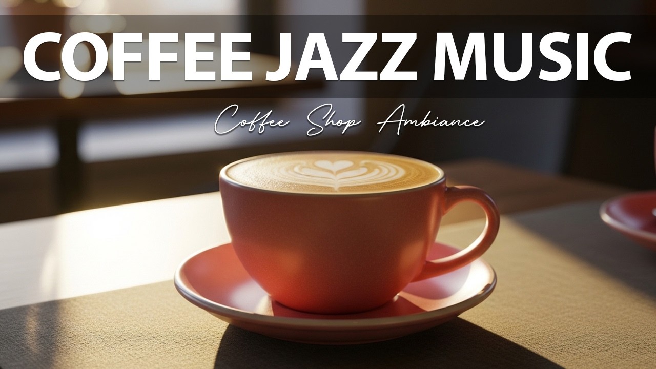 Coffee Jazz Music ☕ Coffee Sop Ambiance Bossa Nova Background for Study & Peaceful Focus
