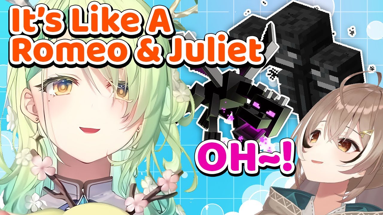 FAUNA Explains To MUMEI The Relationship Of The Wither And Ender Dragon【Hololive Clip / Eng Sub】