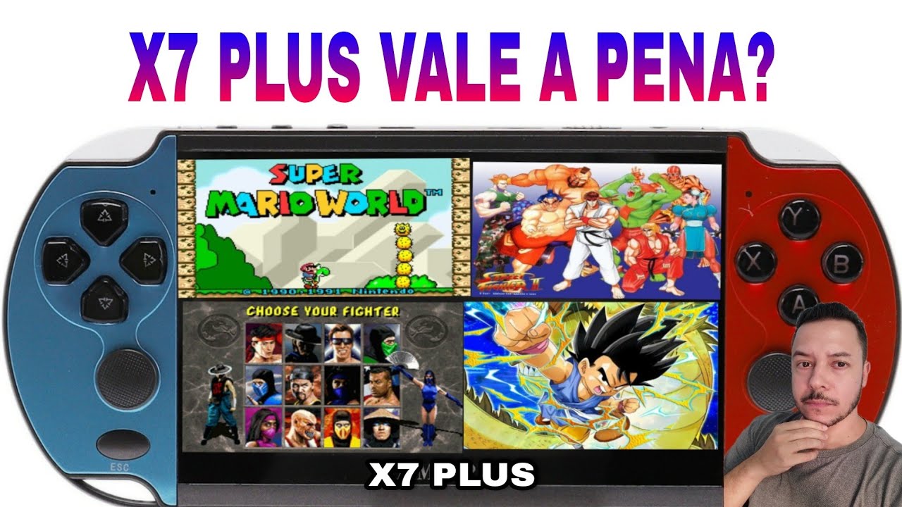 X7 PLUS VALE A PENA? O MINI CONSOLE PORTATIL DO MOMENTO 🎮