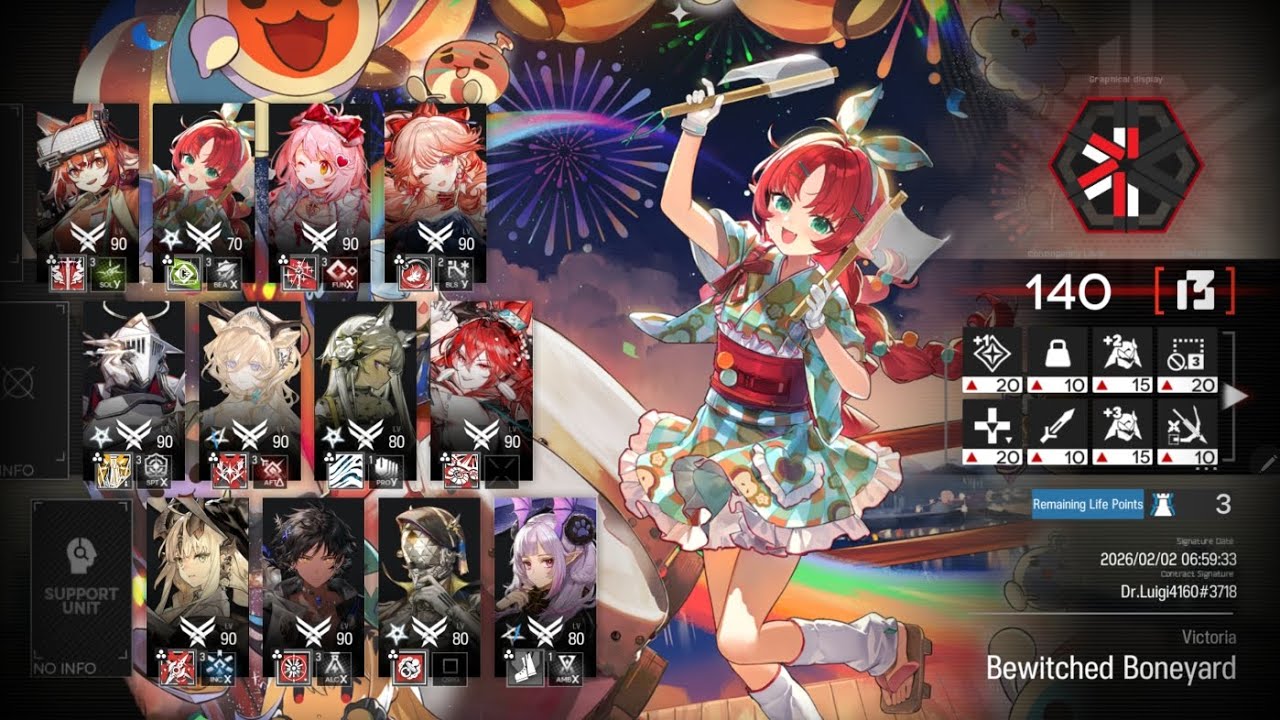 [Arknights] CC Arclight - Bewitched Boneyard: Blood Ritual Surge Test + Colossal Enagement Test