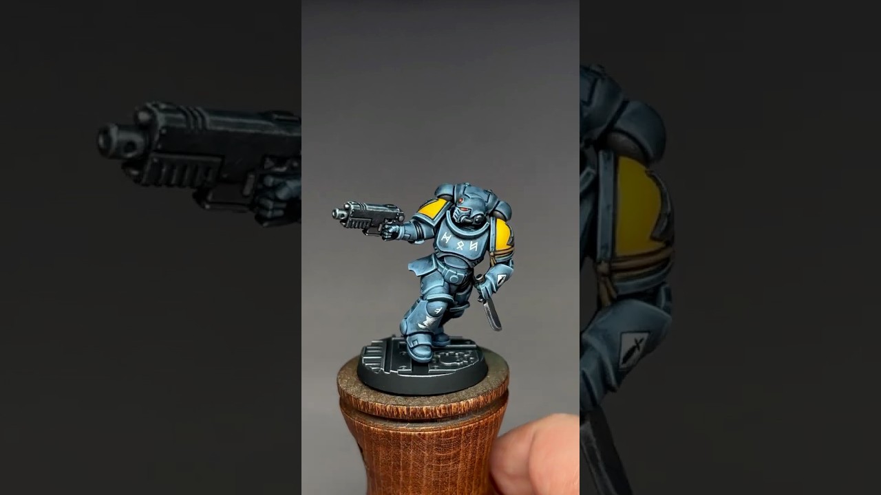 🐺 Speed Painting Space Wolves 🐺 #warhammer #miniaturepainting #spacemarines #warhammer40k