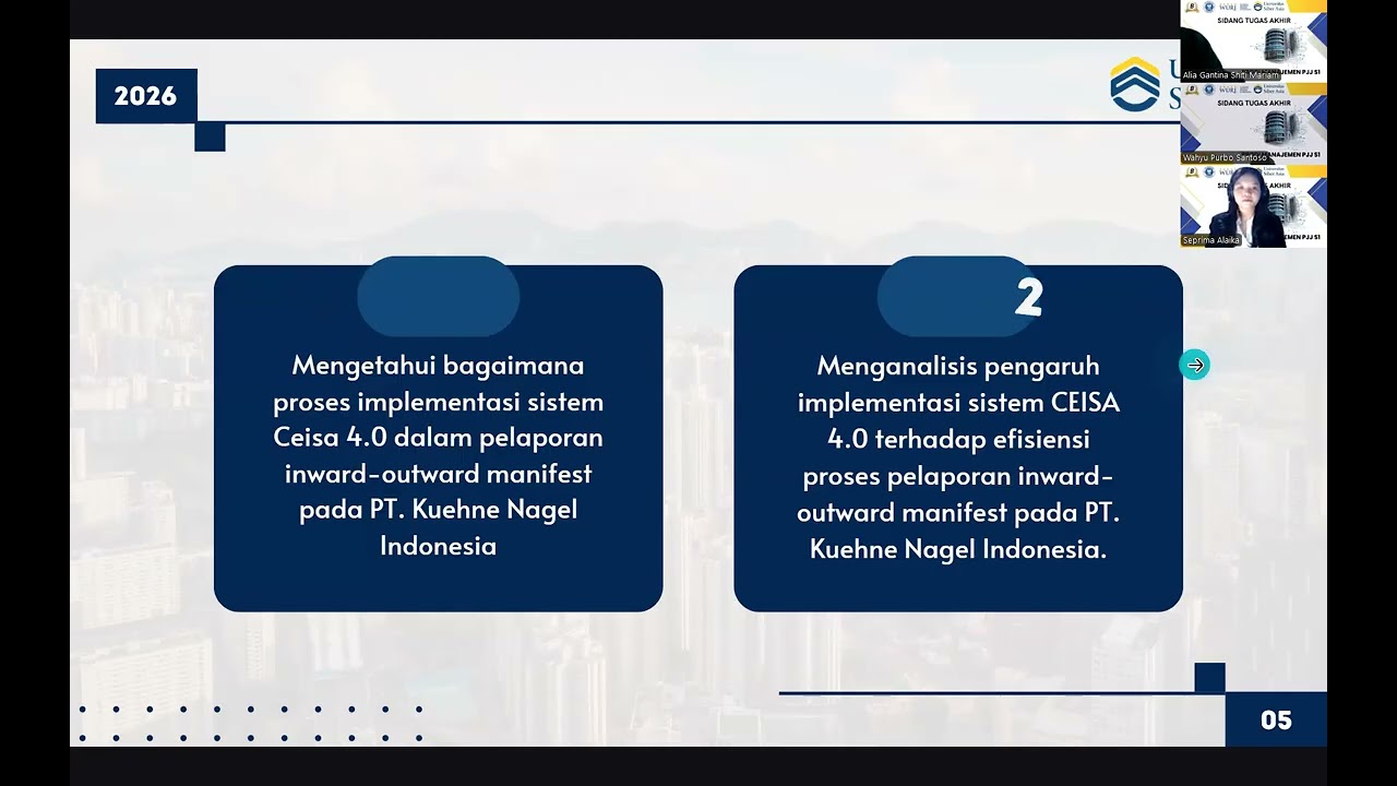 Sidang TA Seprima Alaika