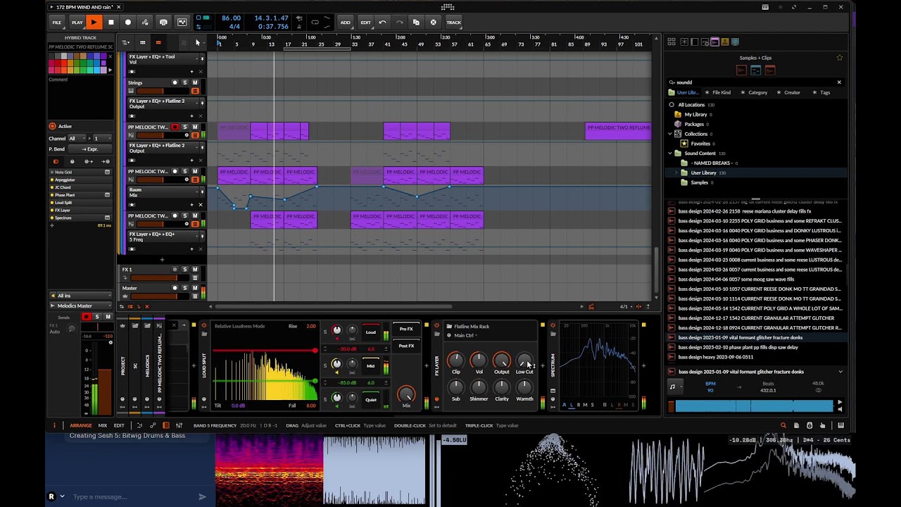 Creating Sesh 6: Bitwig Drums & Bass