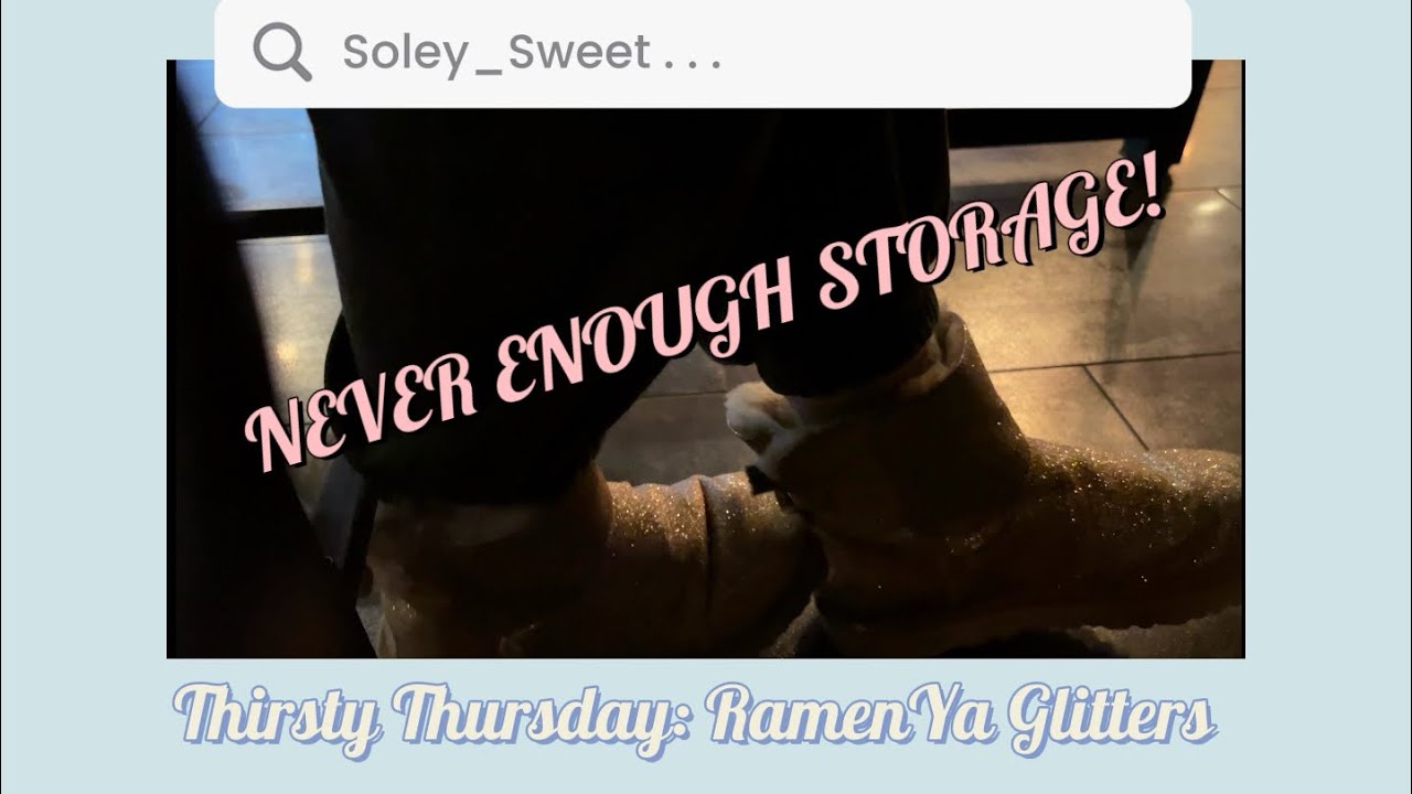 Thirsty Thursday: Ramen Glitter UGGs Shoeplay