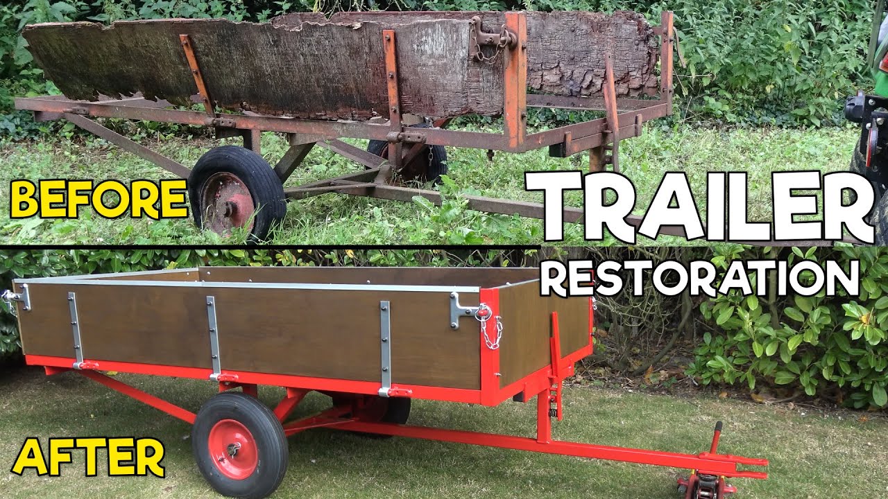 ROTTEN 35 YEAR OLD TRAILER RESTORATION