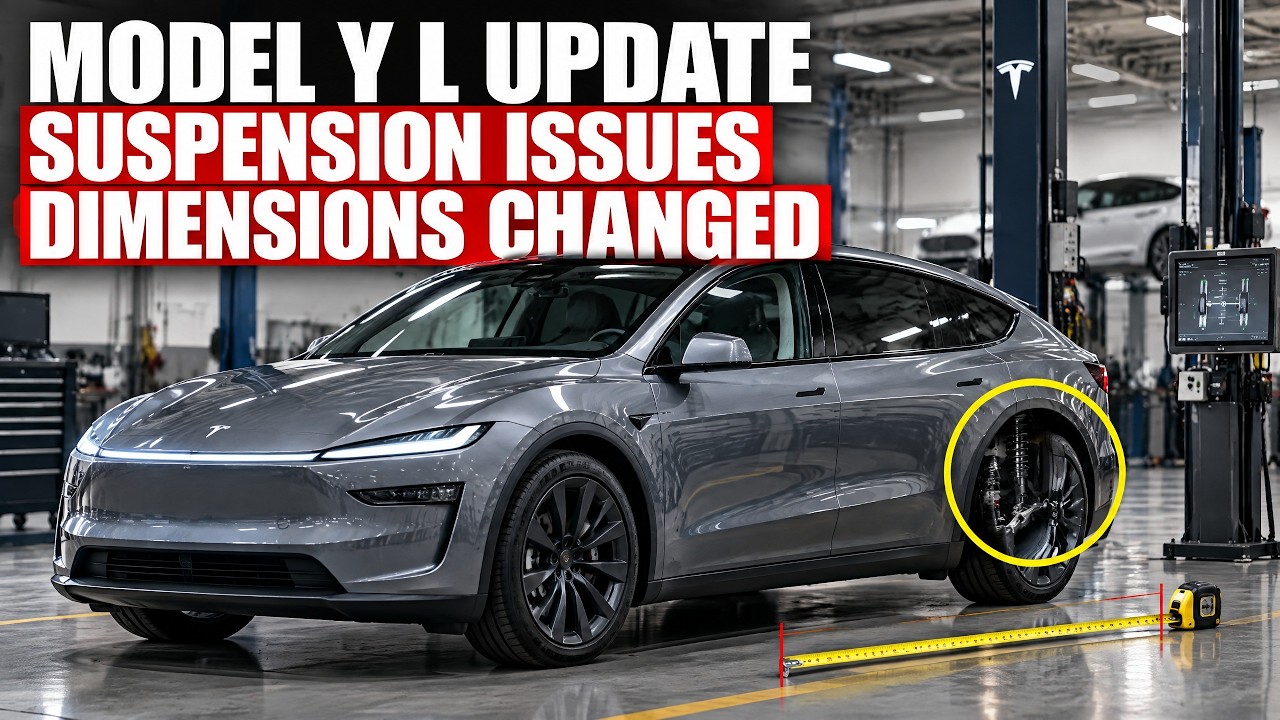 Model Y L Update - Suspension Issues - Tesla Changes Dimensions