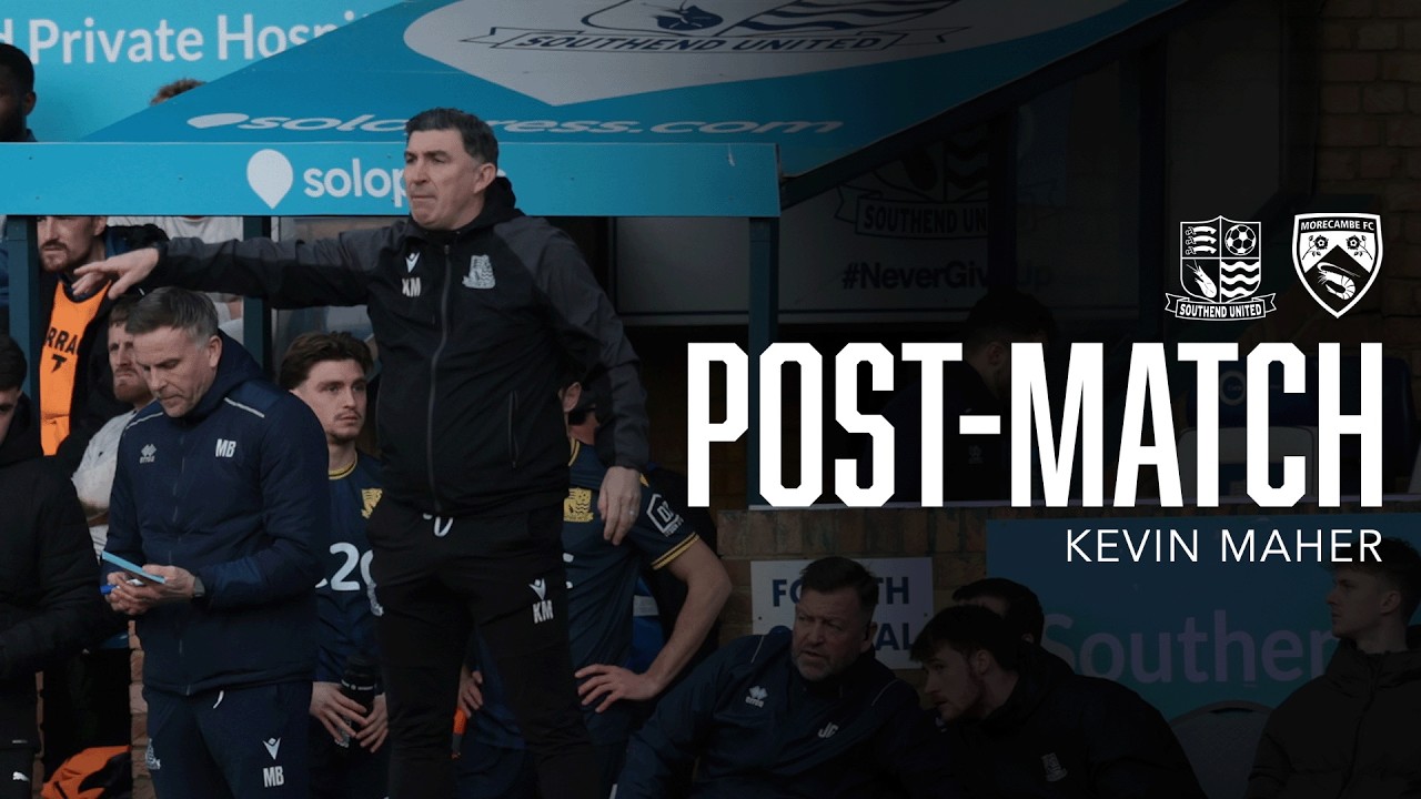 Press: Kevin Maher Reflects On Morecambe Win
