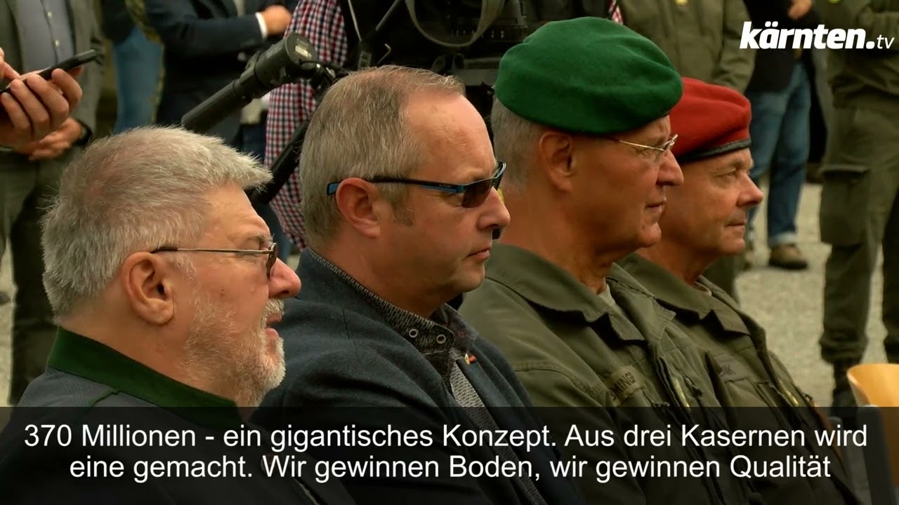 Spatenstich Großkaserne Villach