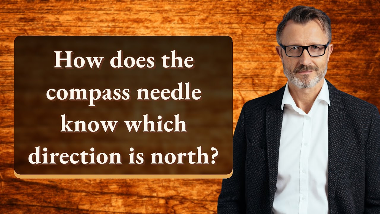 How does the compass needle know which direction is north?