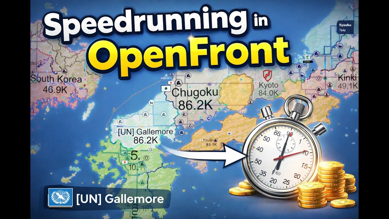 How to Speedrun in OpenFront. (Also, how not to.)
