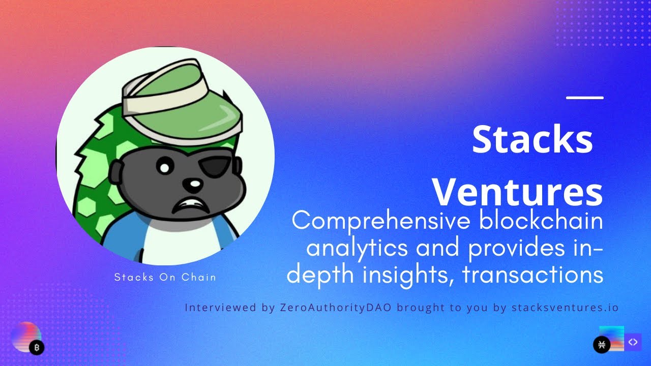 Stacks on Chain is analytics and data visualization for NFTs, DeFi on #Stacks secured by #Bitcoin