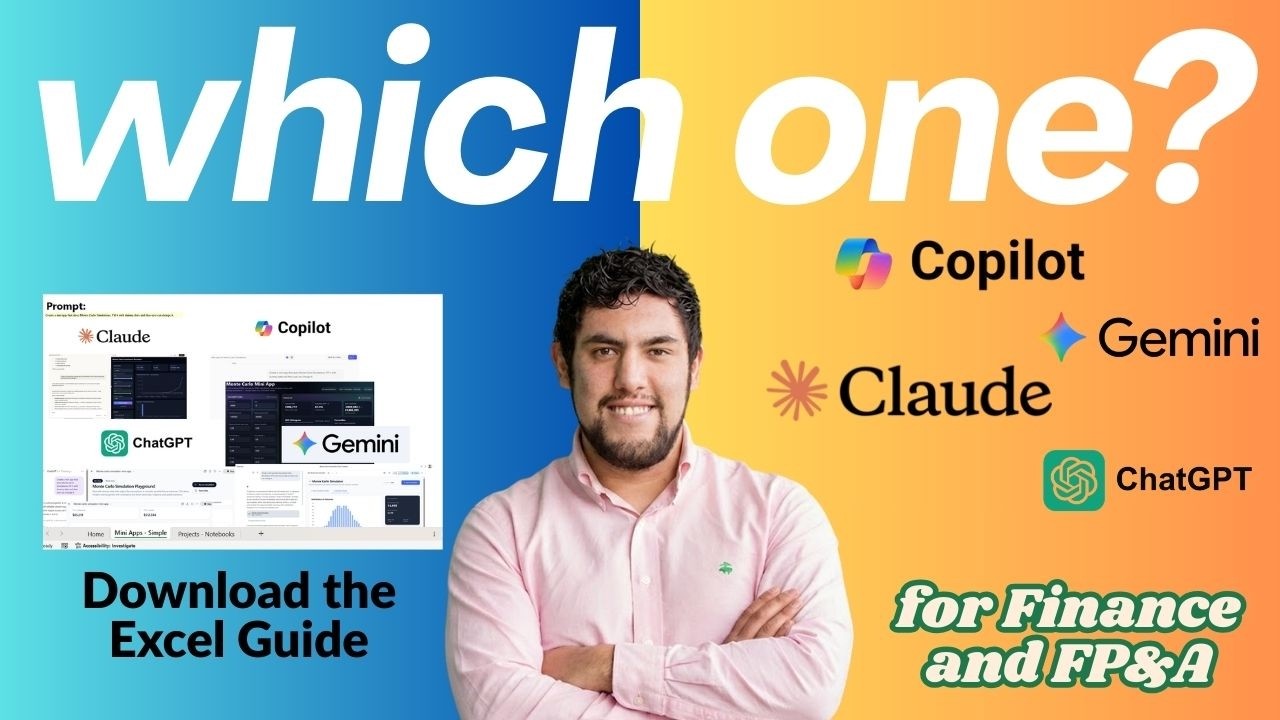 Claude vs Copilot vs Gemini vs ChatGPT for Finance and FP&A