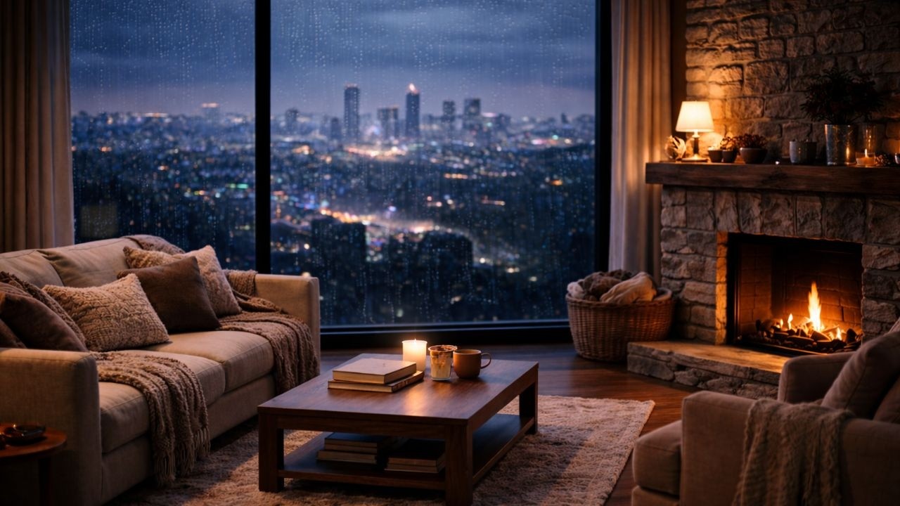 (No Ads) Rainy Cozy Night | @reststate