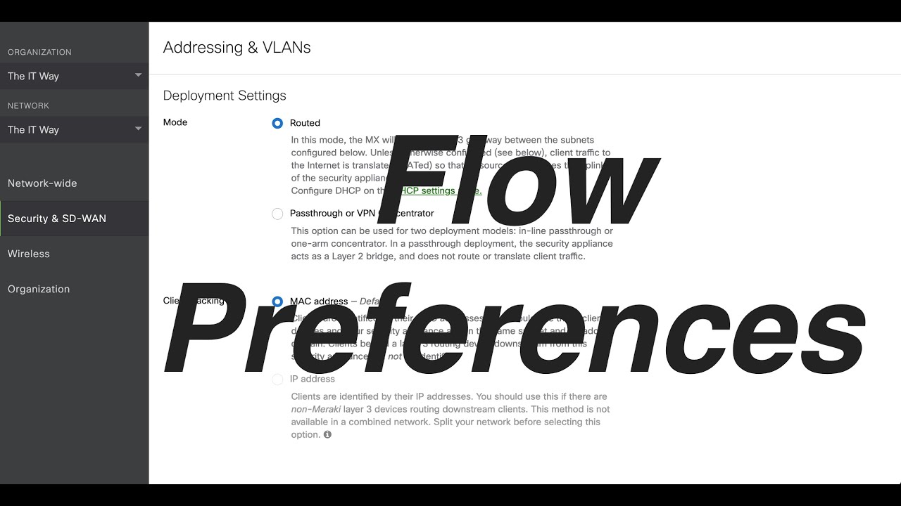 [HOW] to configure Flow Preferences in Cisco Meraki Security Appliance MX using Meraki Dashboard