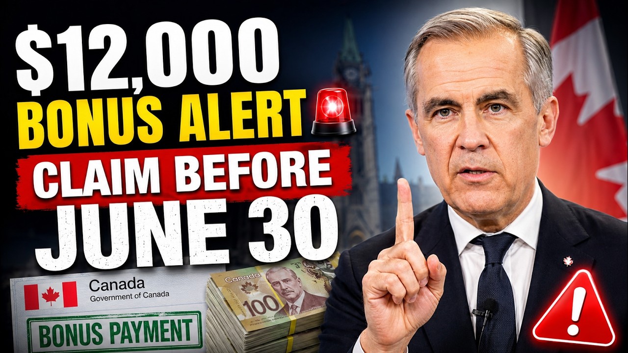 🚨 SENIORS 60+: SERVICE CANADA PASSED A $12,000 BONUS! CLAIM BEFORE JUNE 30TH!