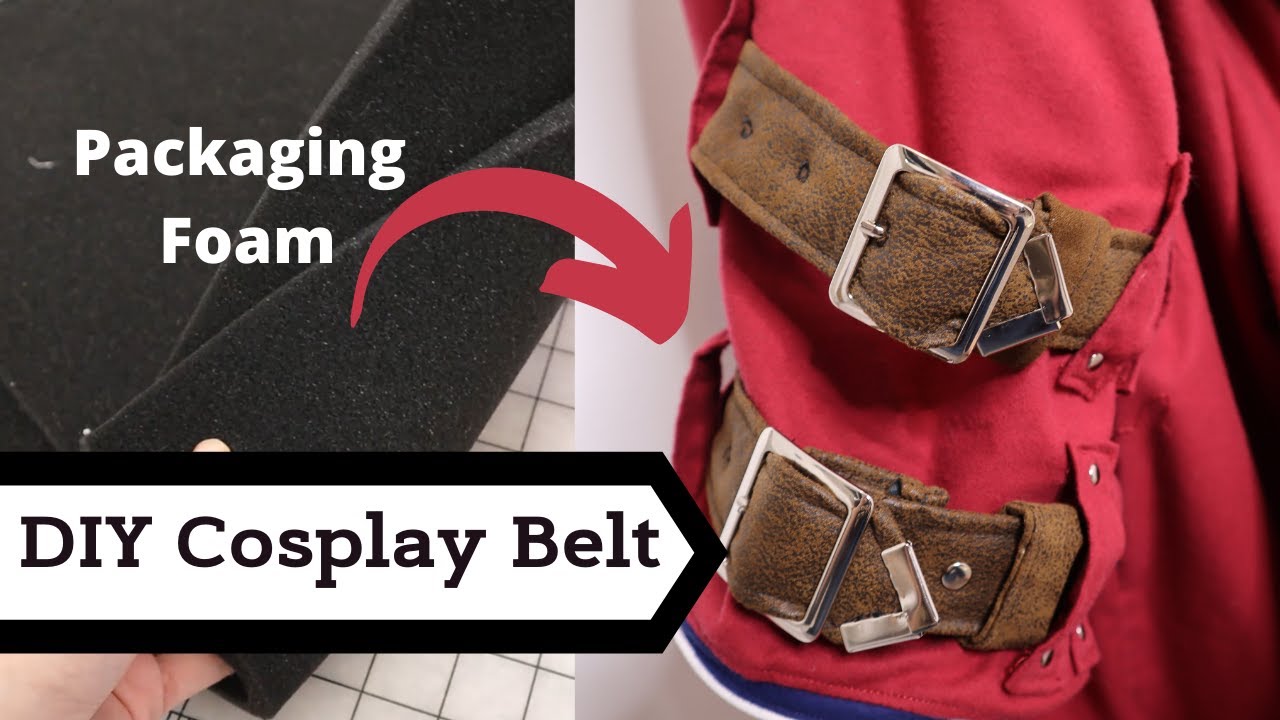 DIY Cosplay Belt With Packaging Foam Tutorial