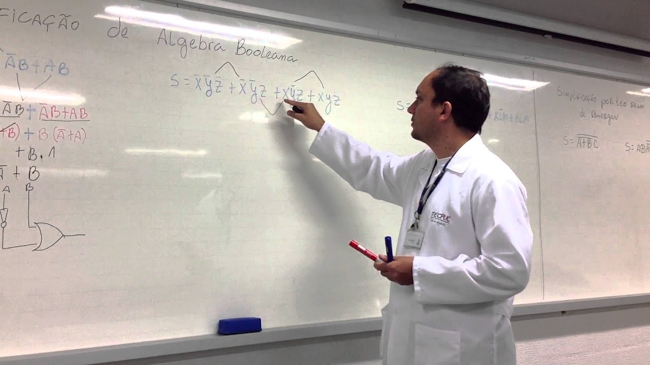 VÍDEO AULA 14 ELETRÔNICA DIGITAL: Simplificação da Álgebra Booleana