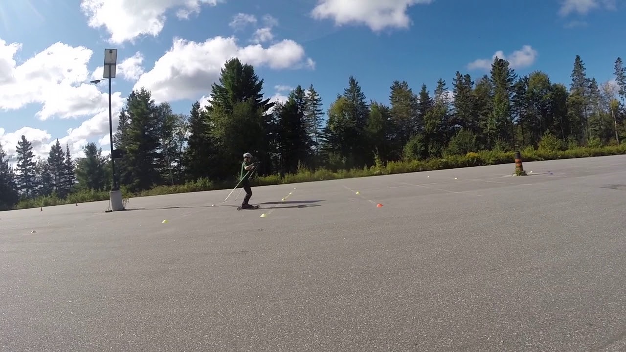 rollerski agility challenge