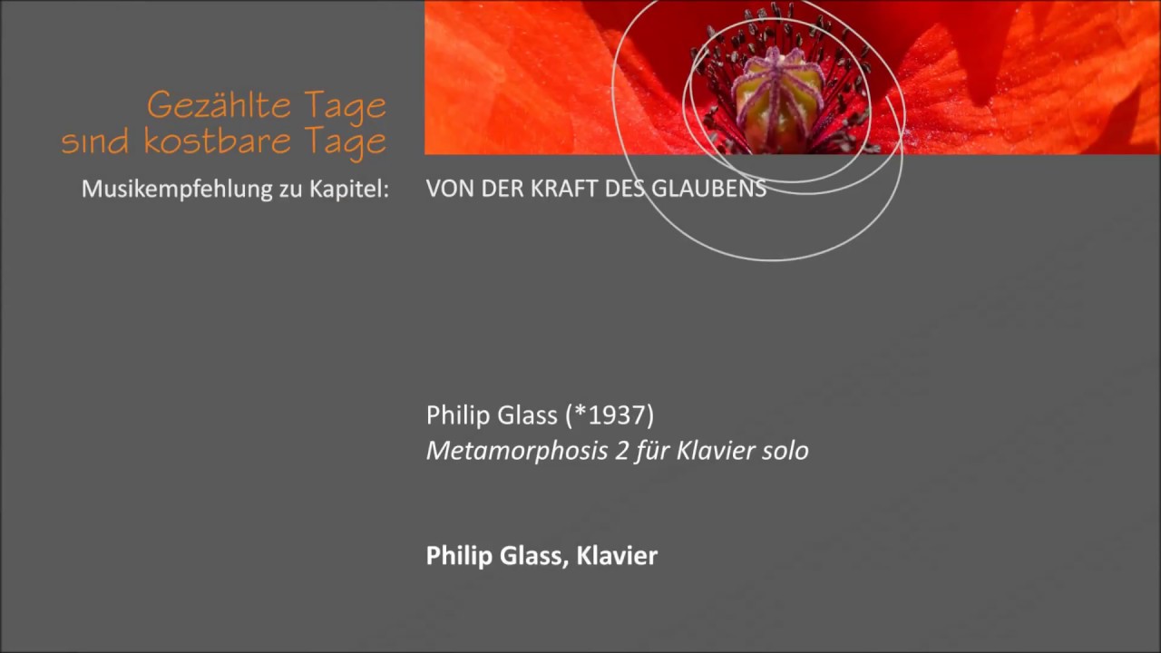 Philip Glass, Metamorphosis 2 f&uuml;r Klavier solo