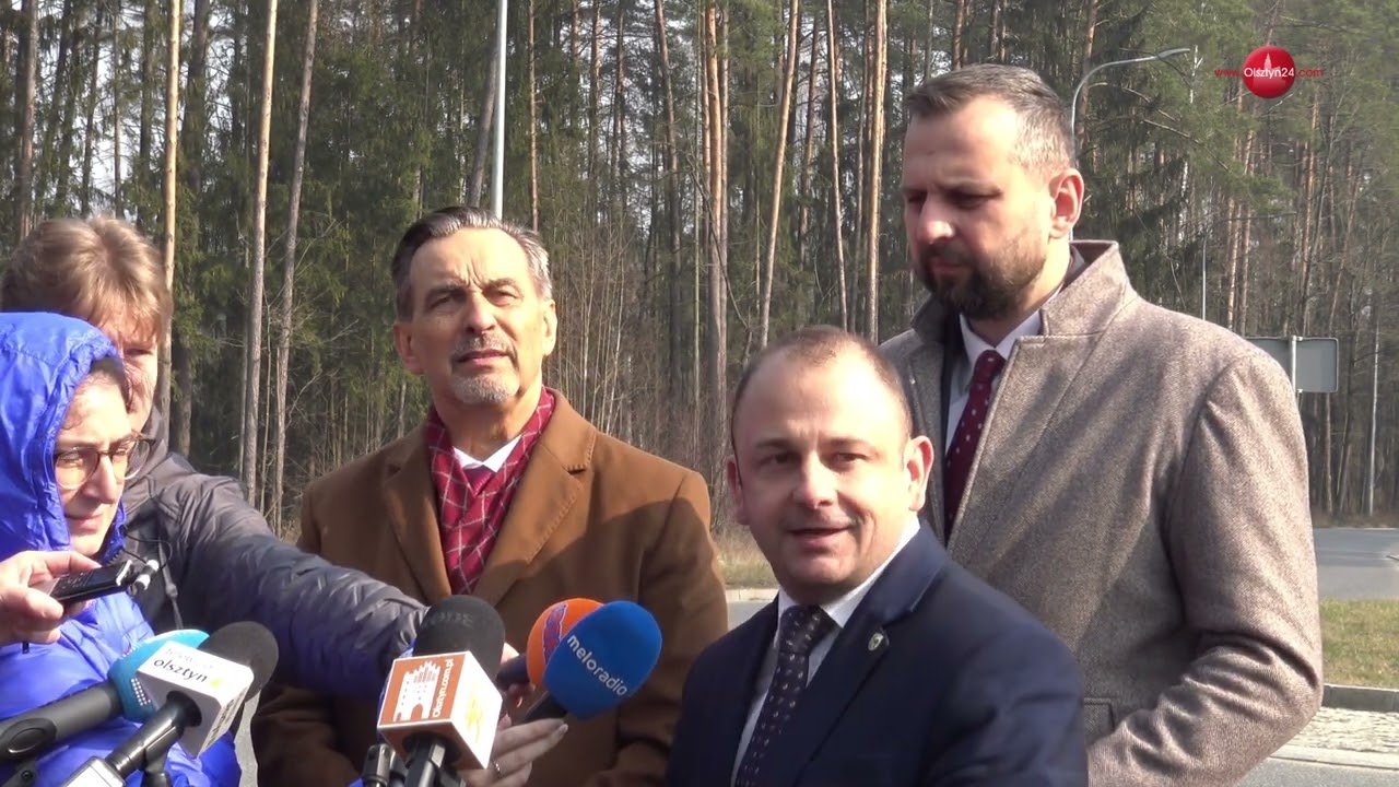 OLSZTYN24: Konferencja prasowa ws. północno-zachodniej obwodnicy Olsztyna