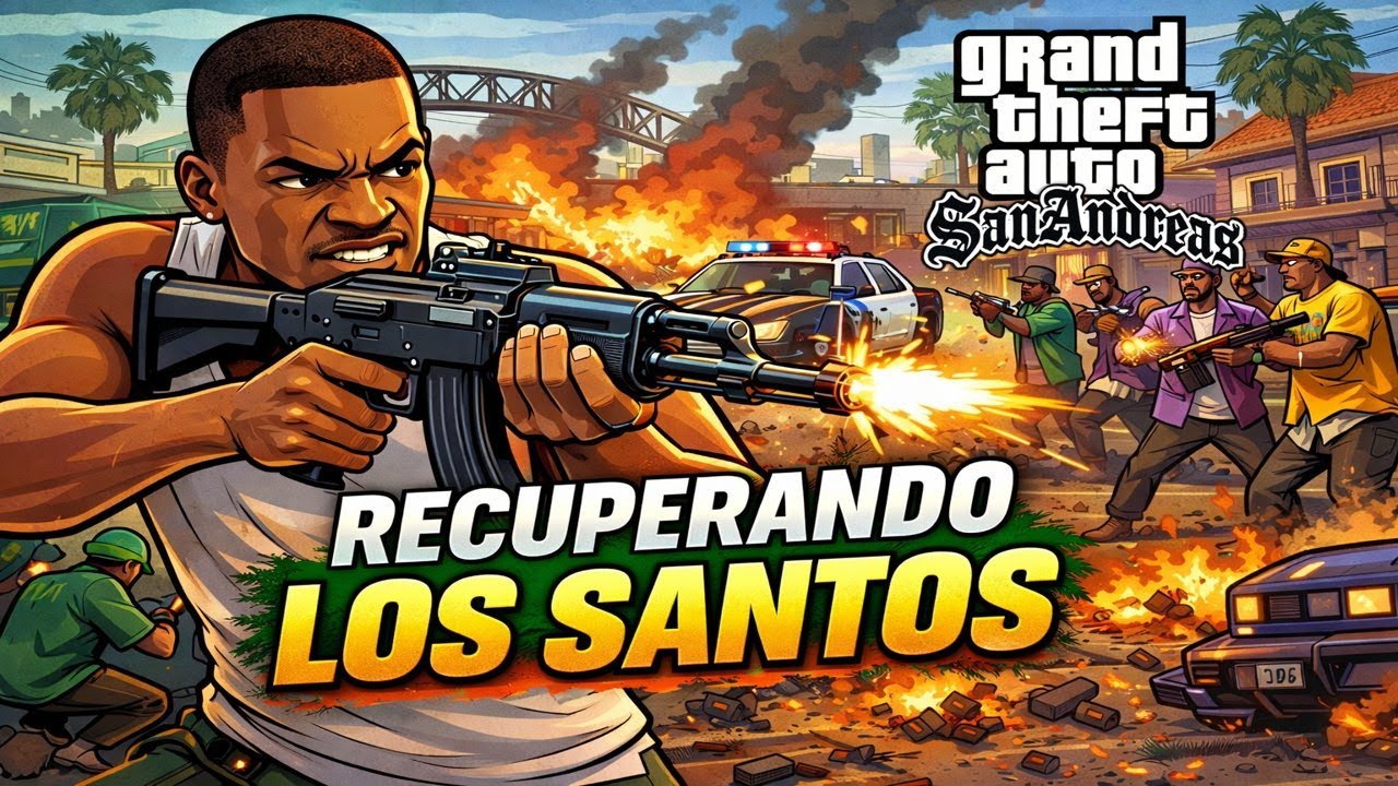 RECUPERANDO LOS BARRIOS DE LOS SANTOS 🔥 | DIRECTO GTA SAN ANDREAS - Cap 43