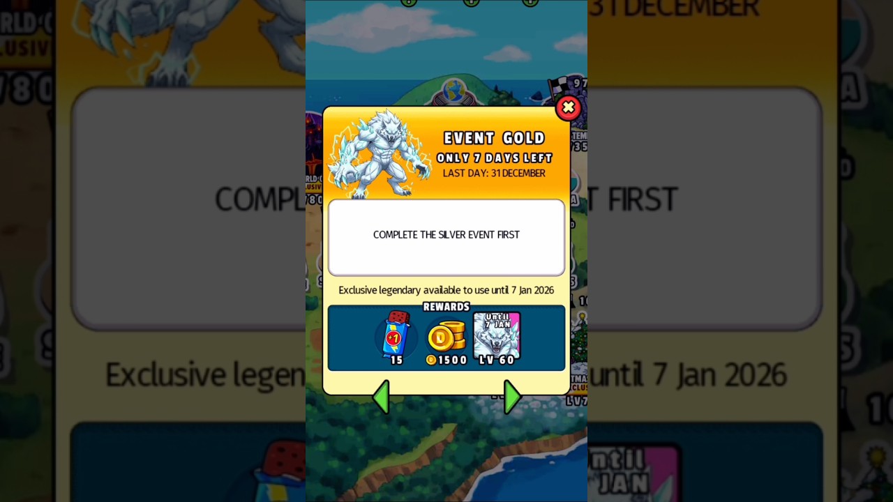 New Special Events in Dynamons World New Update 1.12.24 